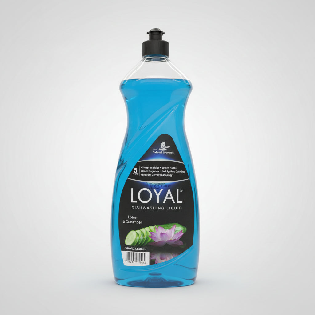 Loyal dishwashing liquid 700ml (Lotus & Cucumber)