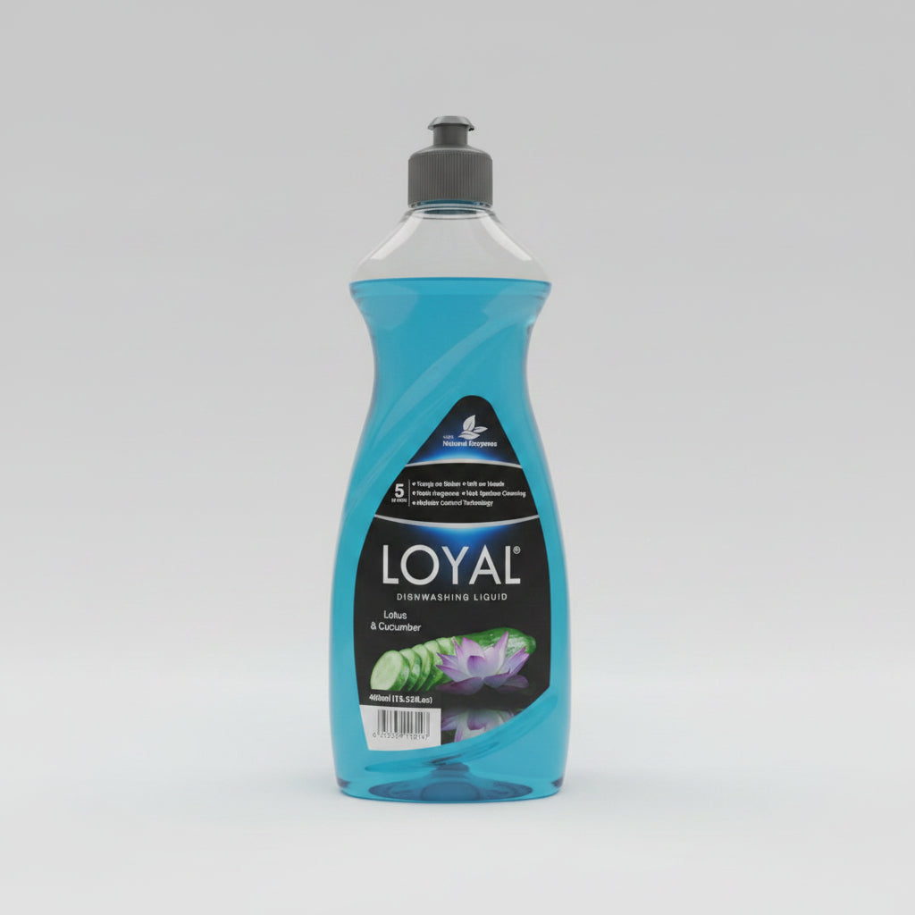 Loyal dishwashing liquid 400ml (Lotus & Cucumber)