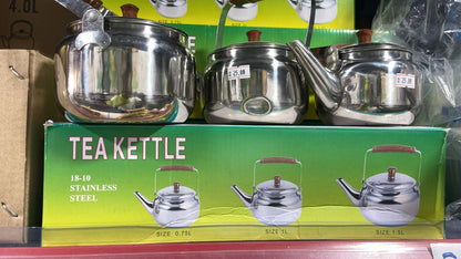 Tea kettle 3pcs 0.75L & 1L & 1.5 L