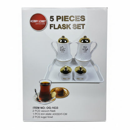 5 pieces flask set