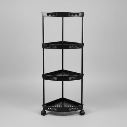 Corner storage rack