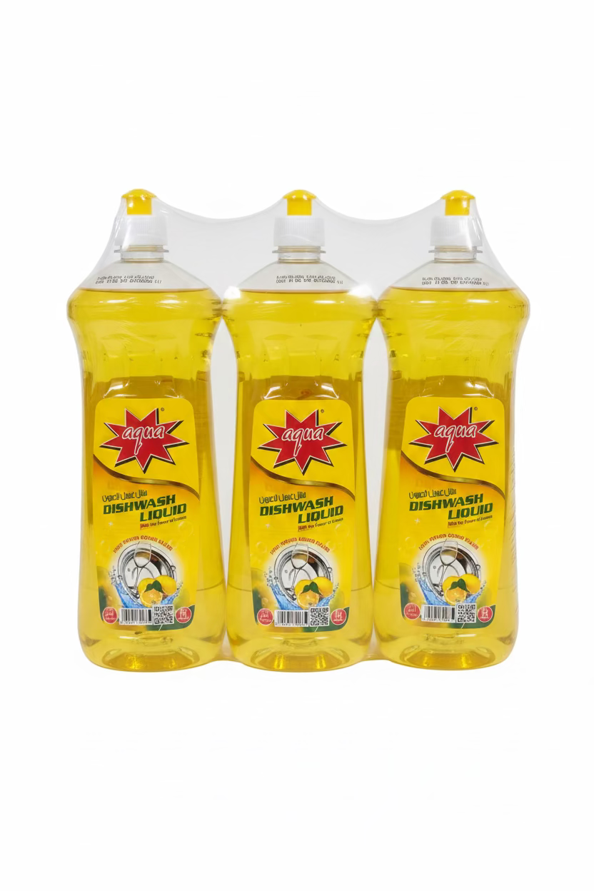 Aqua dishwash liquid 3pcs*1L