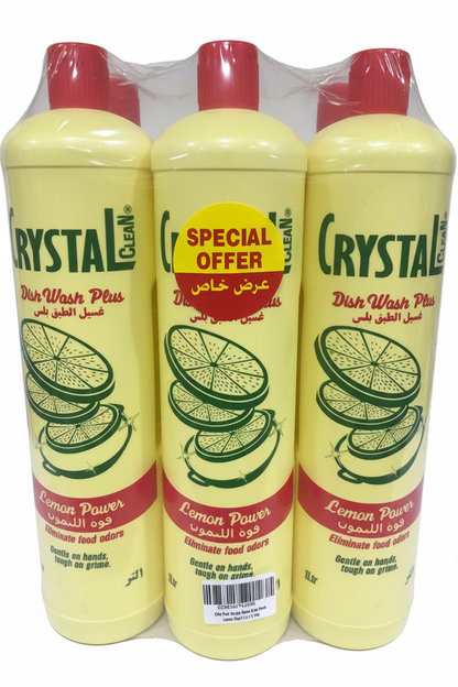 Crystal dishwash liquid 3pcs*1L