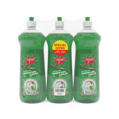 Aqua dishwash liquid 3pcs*1L
